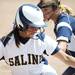Saline junior Angel Schilke slides into third during the game against Mattawan on Tuesday, June 11. Daniel Brenner I AnnArbor.com